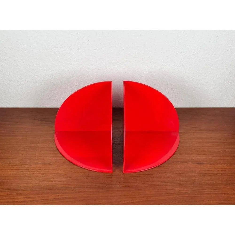 Set of 3 Space Age Model 4909 Bookends by Giotto Stoppino for Kartell, 1960s In Excellent Condition For Sale In Hamburg, DE