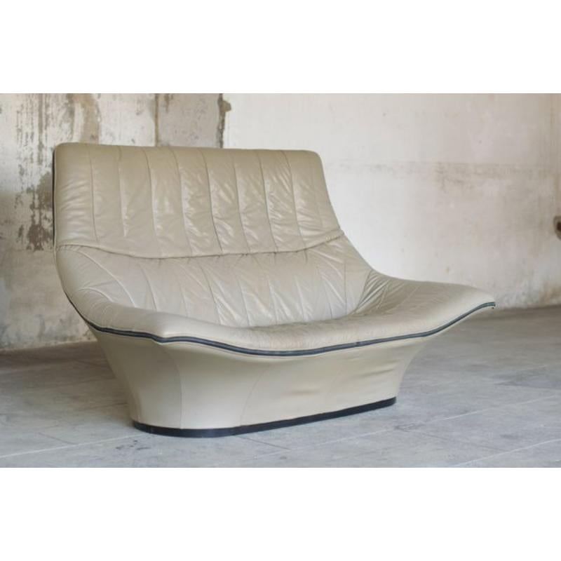 Mid-Century moderno Set di 3 divani e sedie da salotto A Space Age di Gerard Van Den Berg, Germania, anni '70 in vendita