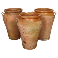 Set von 3 spanischen Terrakotta-Vasen