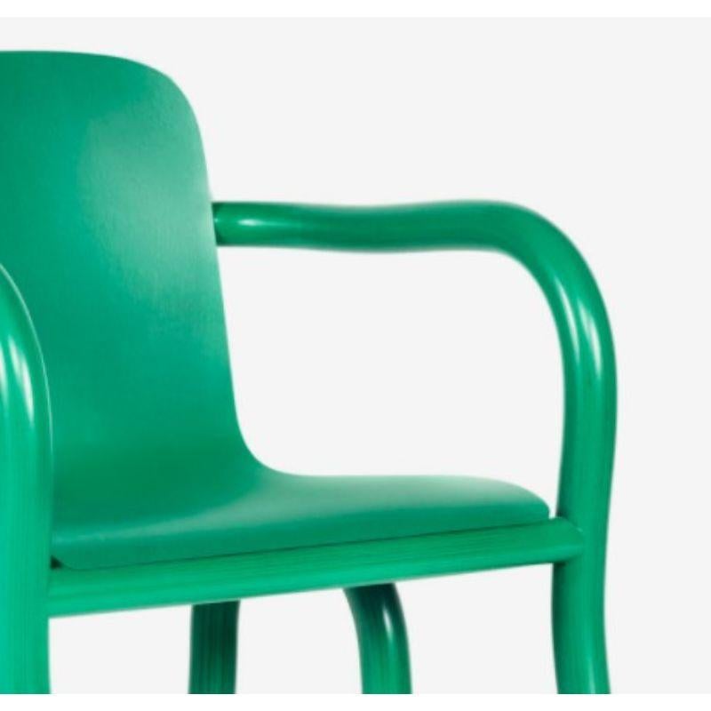 XXI secolo e contemporaneo Set di 3 sedie da pranzo e tavolo Kolho Original, verde spettro, di Made by Choice in vendita