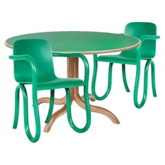 Set of 3, Spectrum Green, Kolho Original Dining Chairs & Table by Made by Choice