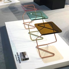 Set of 3 Square Side Table by Rita Kettaneh