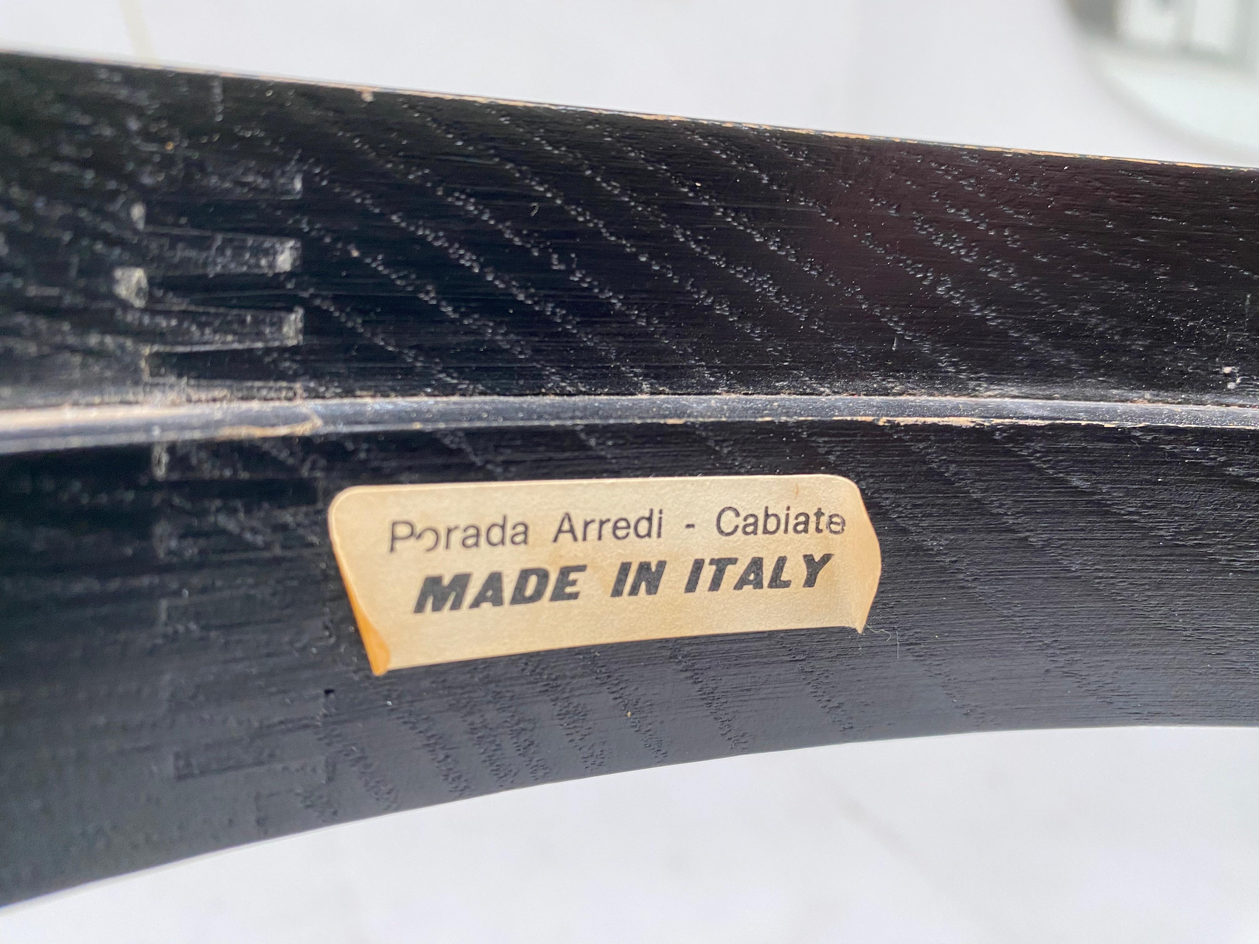 Set aus 3 stapelbaren Beistelltischen von Porada Arredi Cabiate, hergestellt in Italien, 1970er Jahre  (Ende des 20. Jahrhunderts) im Angebot
