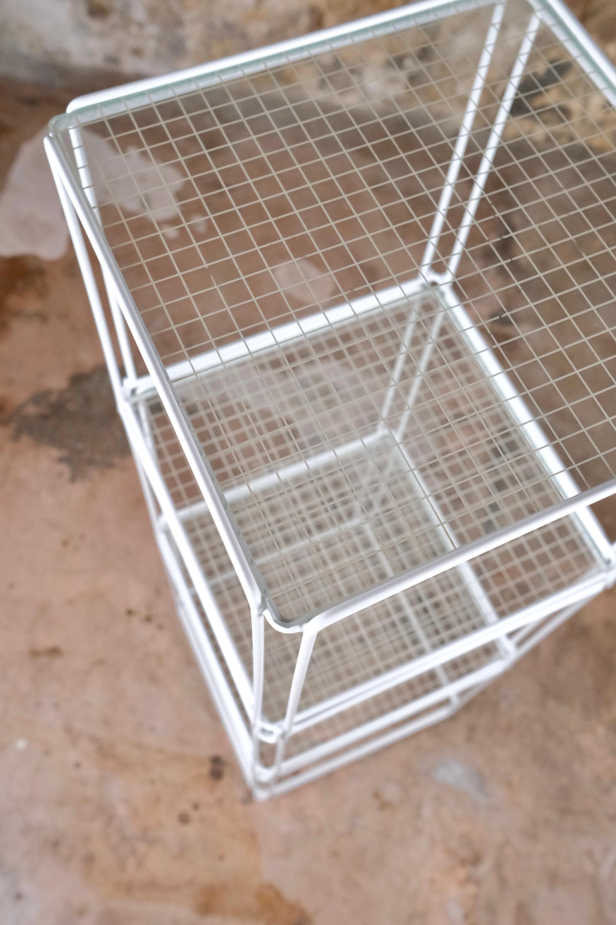 Set of 3 stackable side tables, Isocèle, by Max Sauze, 1970s 6
