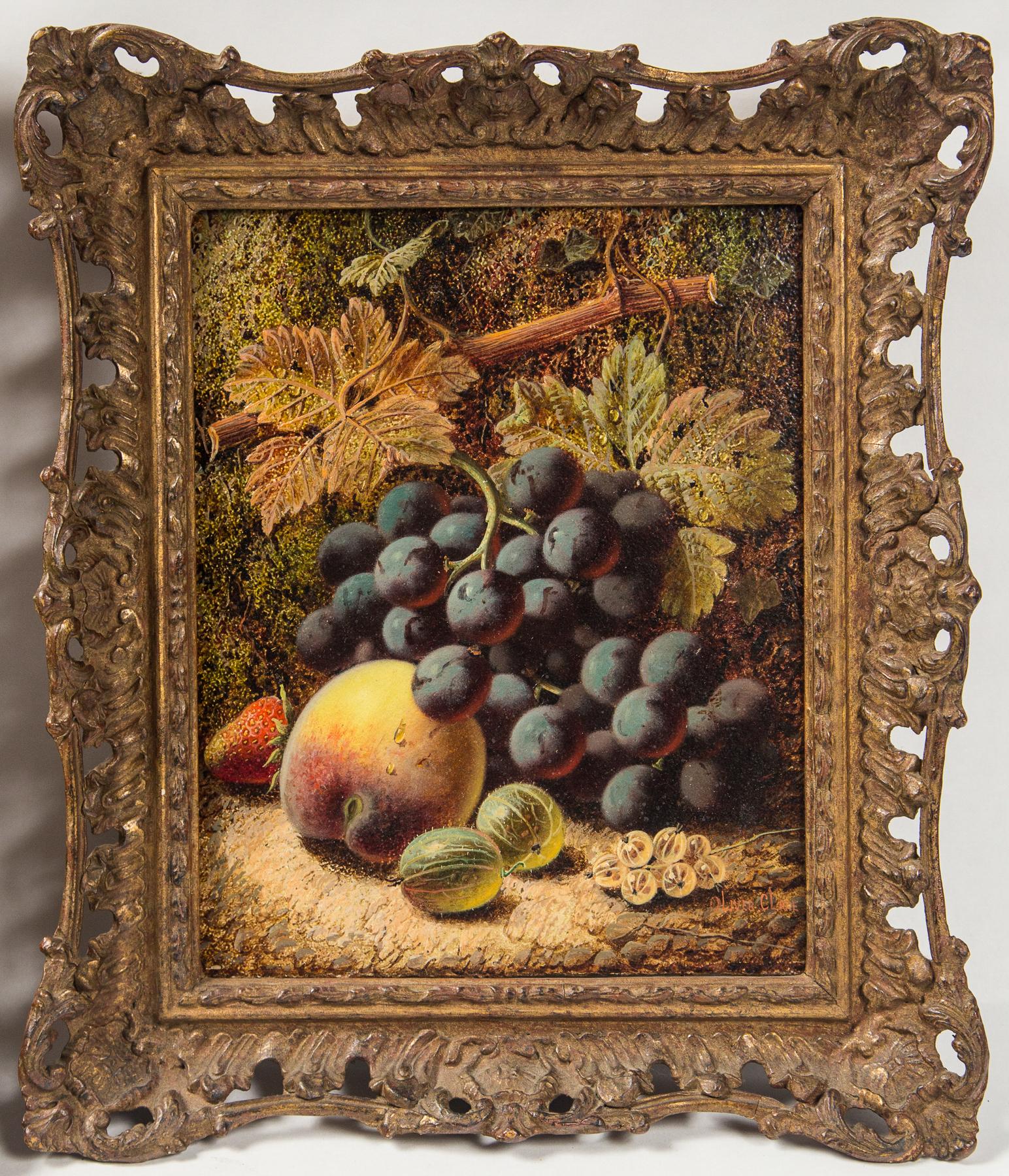 20th Century Set of 3 Still Life in Gilt Frames Signed For Sale