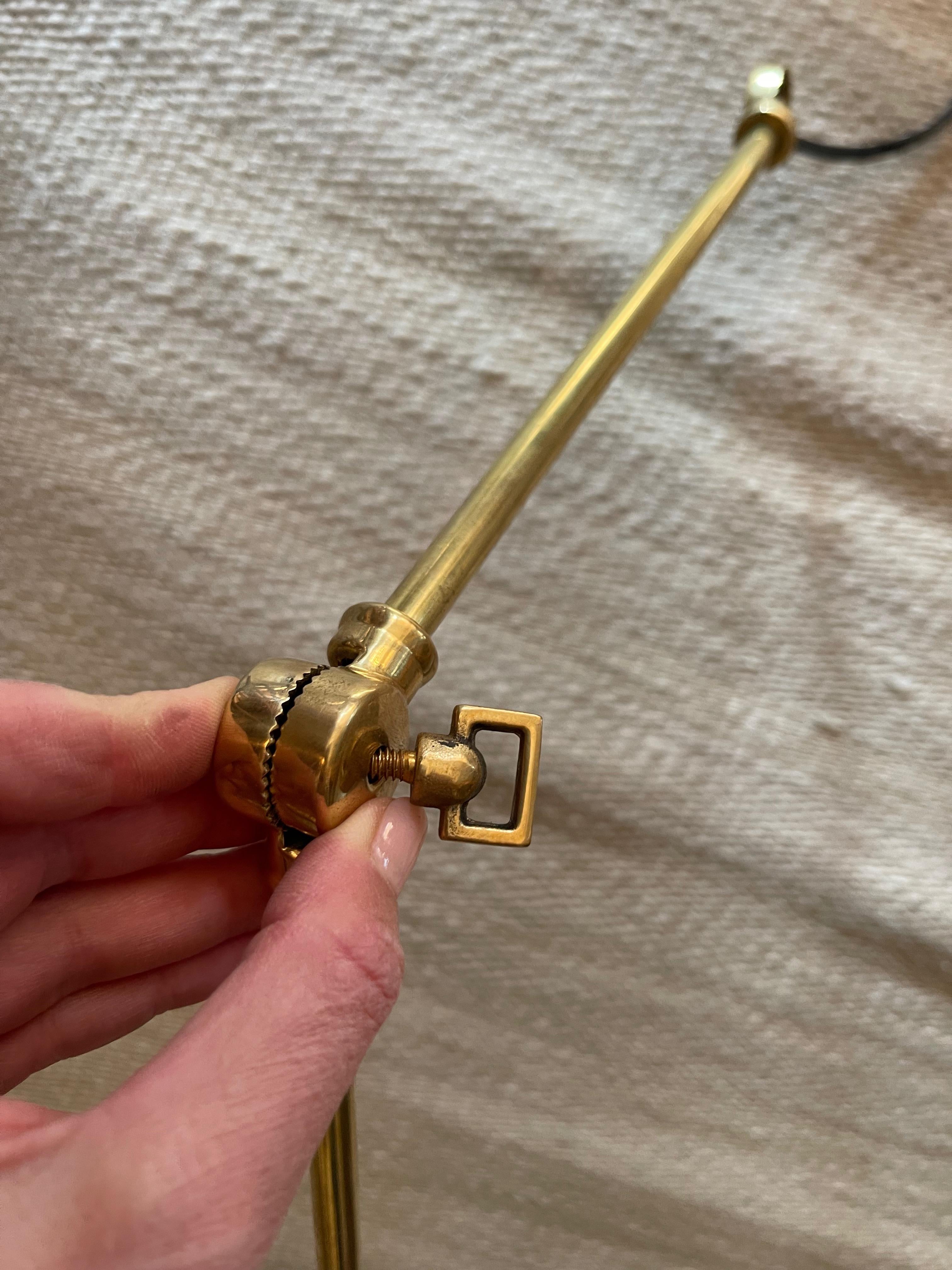 Contemporary Set of 3 Stilnovo style Magari Kitchen Wall Lamps in Bronze, White and Brass For Sale