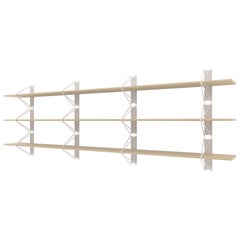 Set of 3 Strut Shelves from Souda, Maple, Extra Long, Made to Order