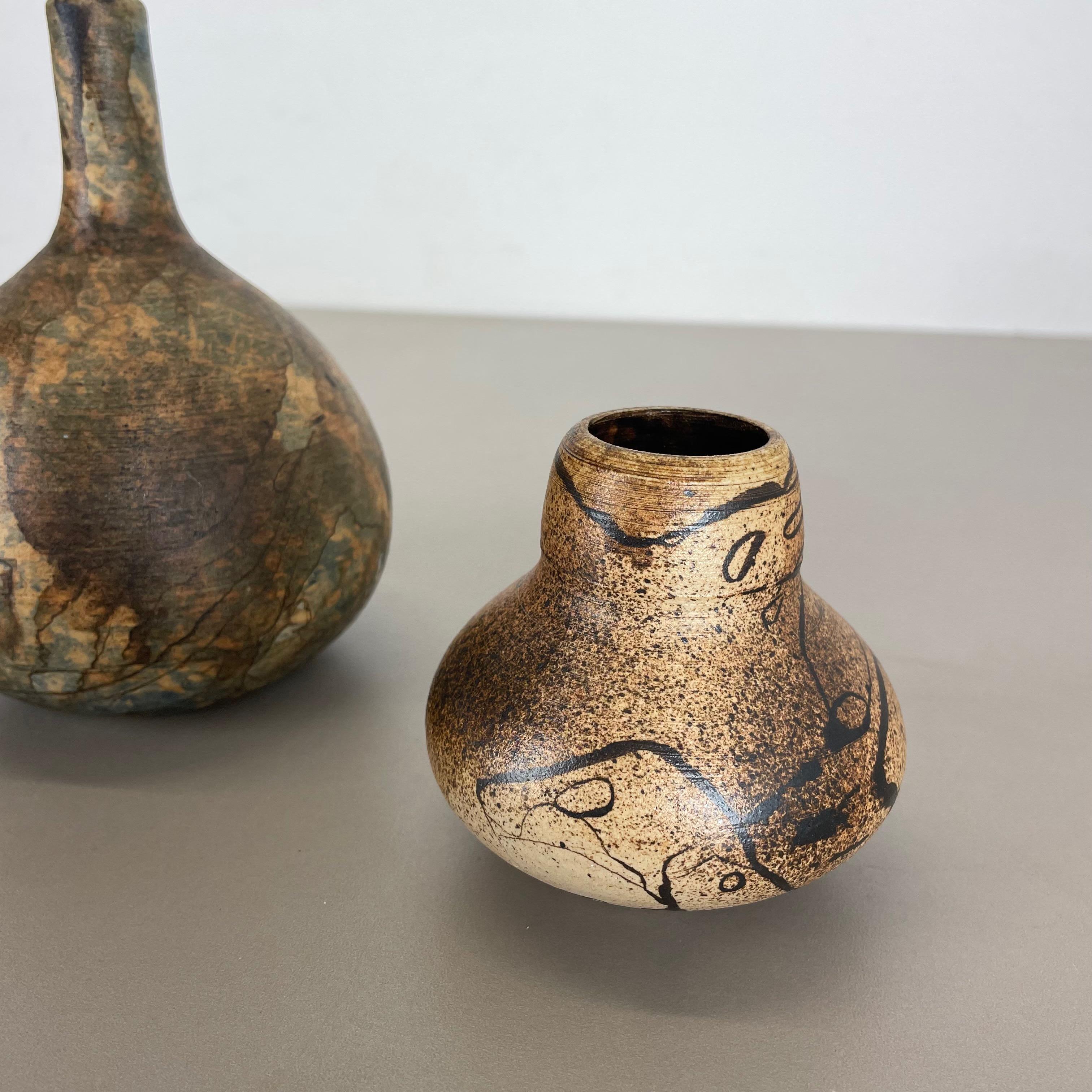 Set of 3 Studio Pottery Sculptural Objects Gerhard Liebenthron, Germany, 1970s For Sale 11