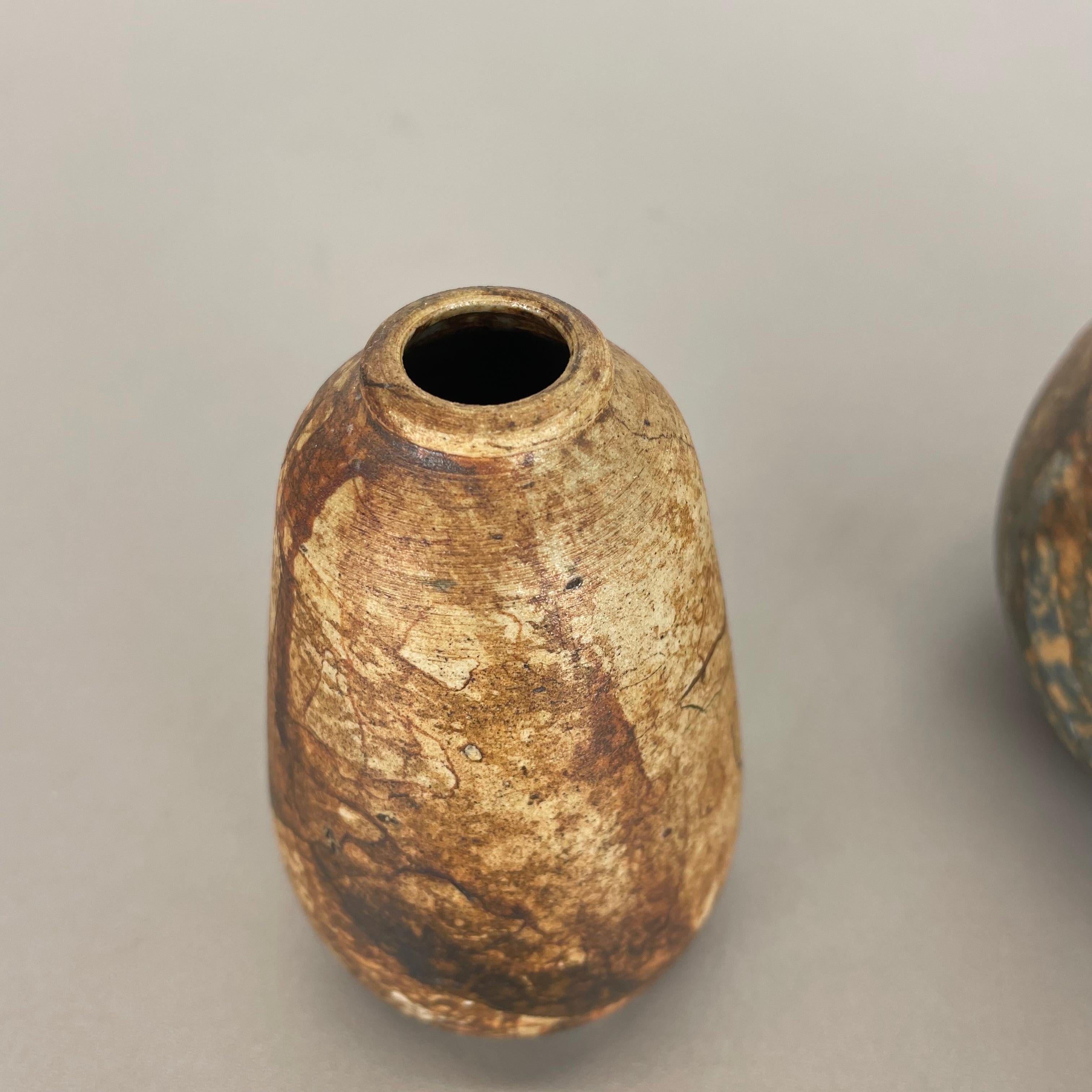 Set of 3 Studio Pottery Sculptural Objects Gerhard Liebenthron, Germany, 1970s For Sale 1