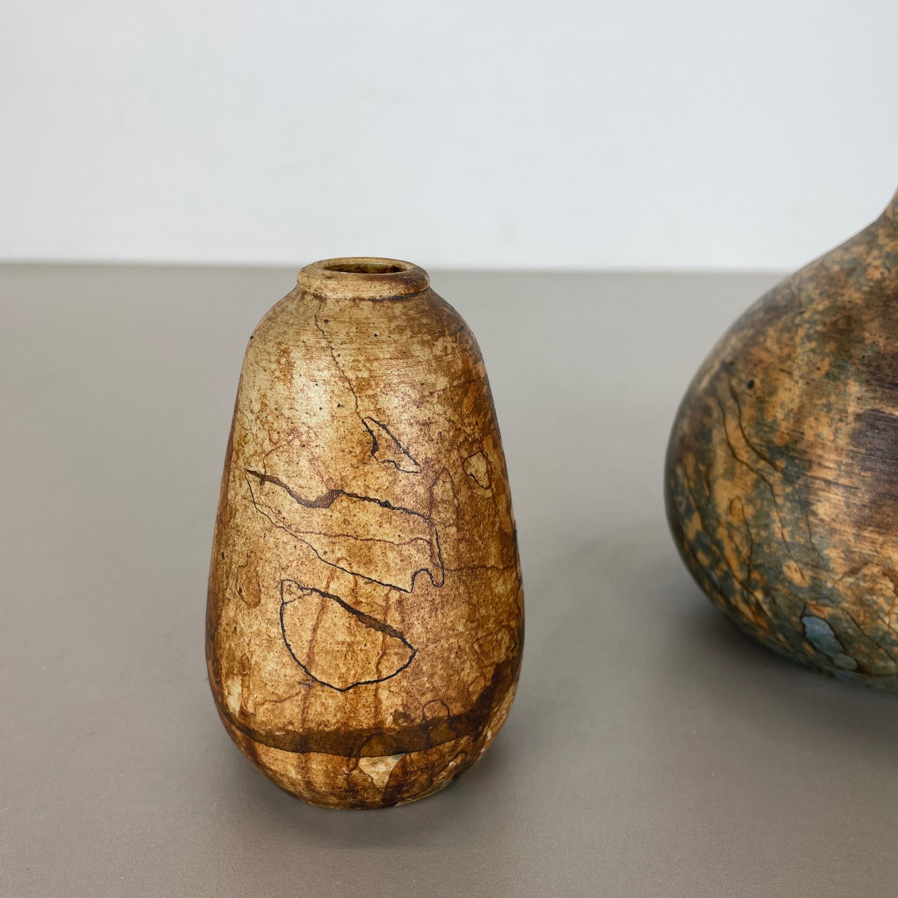 Set of 3 Studio Pottery Sculptural Objects Gerhard Liebenthron, Germany, 1970s For Sale 2