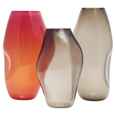 Set of 3 Supernova IV L/M/ L Vases by Eloa