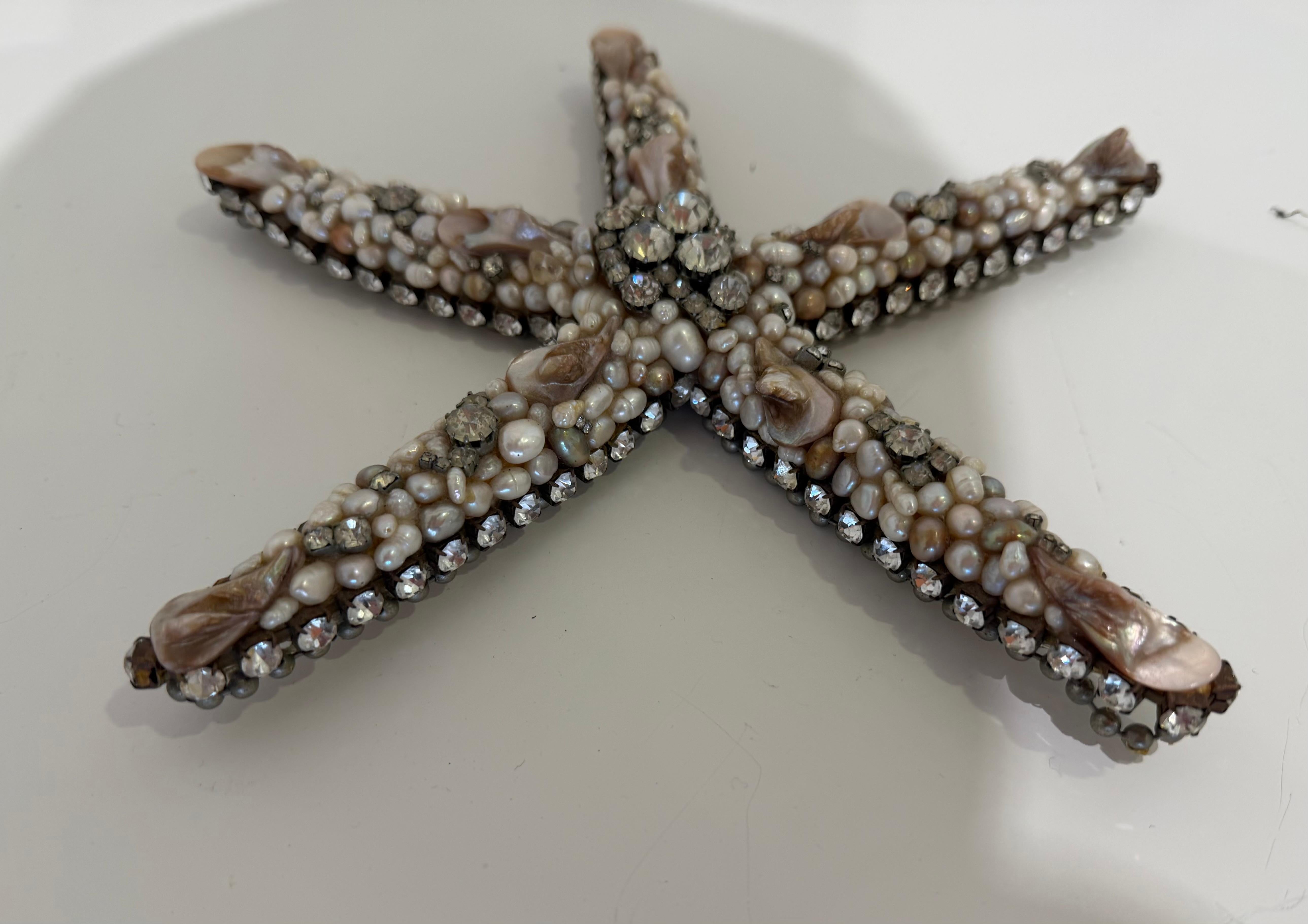 3er-Set Seesterne in Swarovski Kristall Douglass Cloutier im Angebot 3