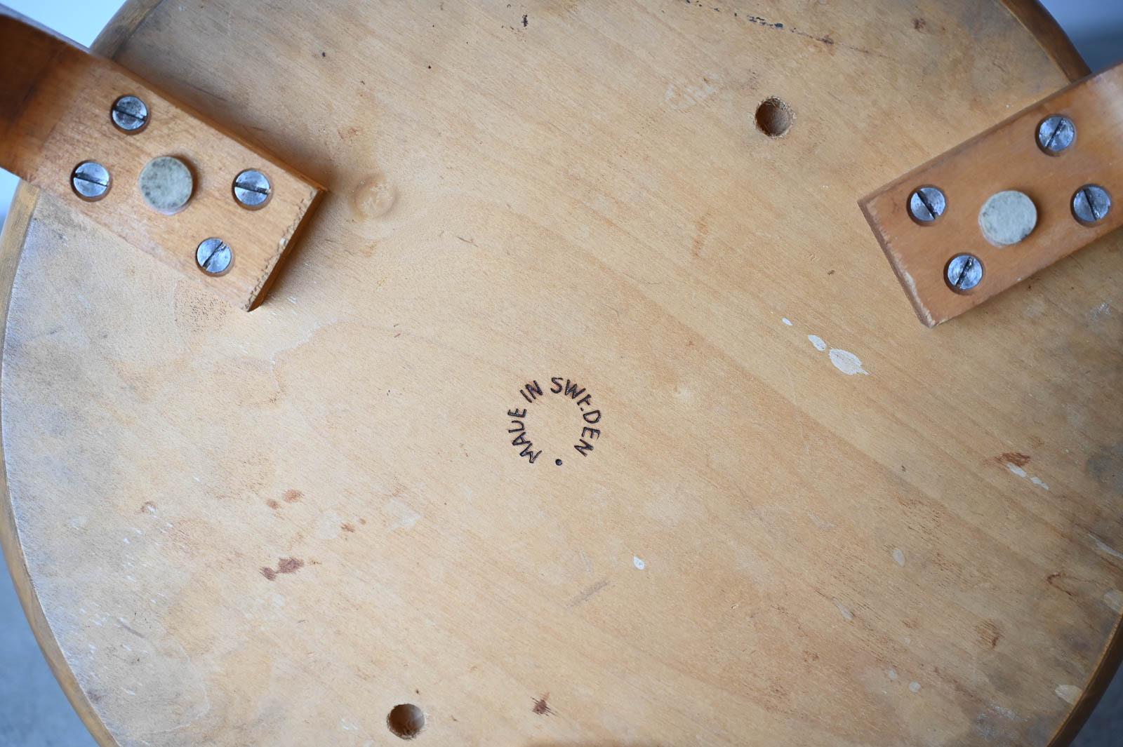 Swedish Dot Stools in the style of Alvar Aalto, ca. 1950 8
