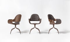 Set di 3 sedie girevoli Showtime di Jaime Hayon