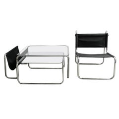 Set di 3 tavoli e sedia di Michel Hamon, 1969