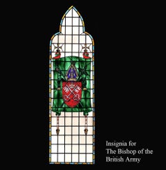 Set of 3 Tall Stained Glass Windows