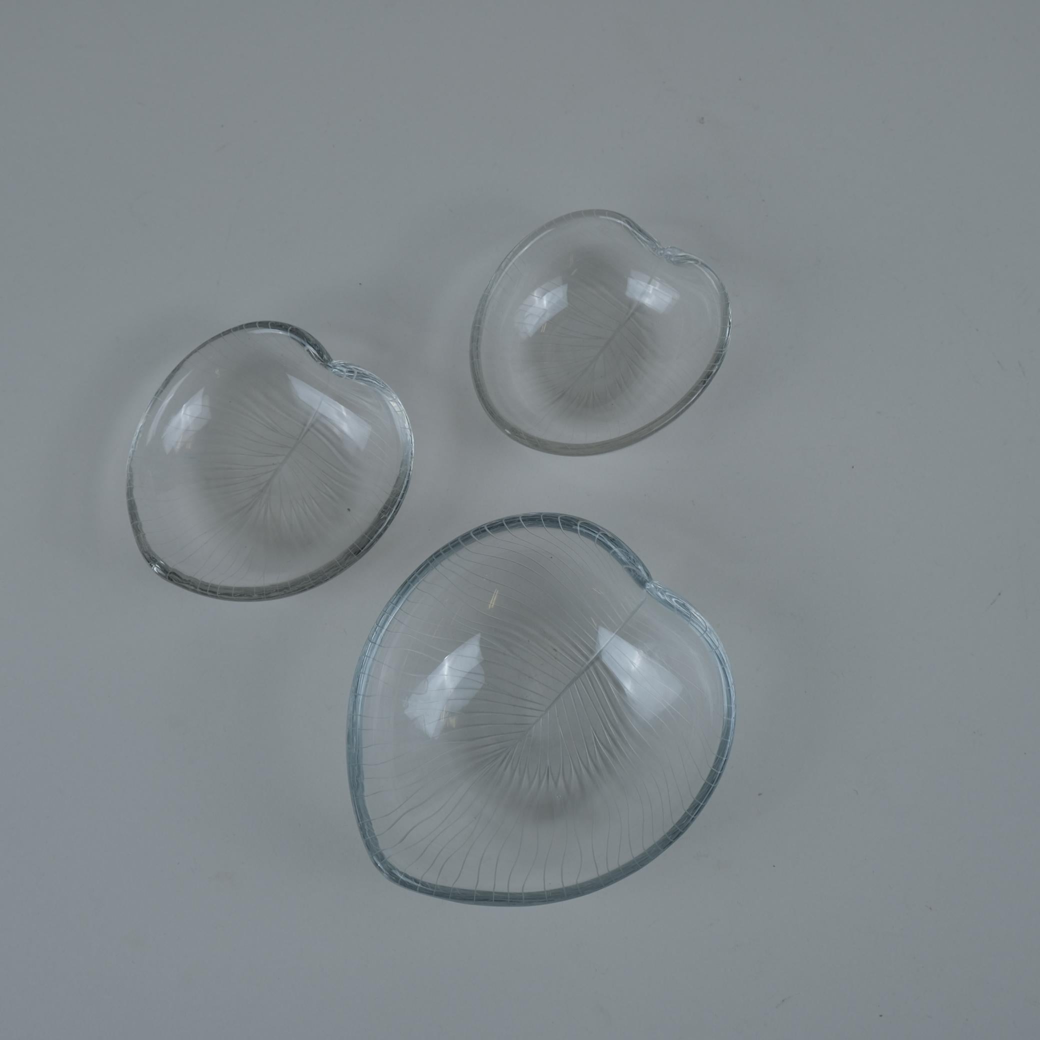 Set of 3 Tapio Wirkkala Line-engraved 