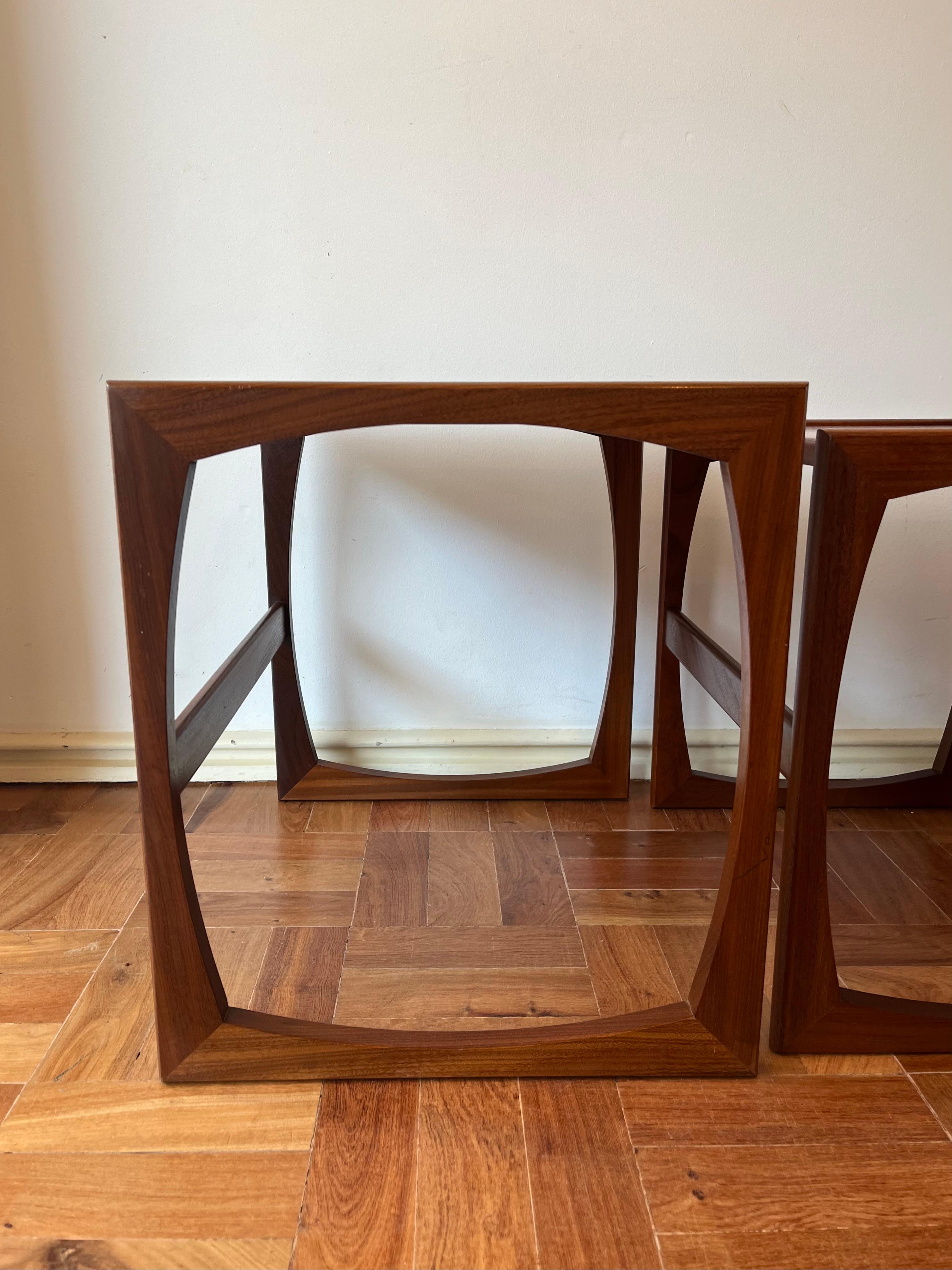 set of 3 teak nesting table, G-Plan, 1960s For Sale 10