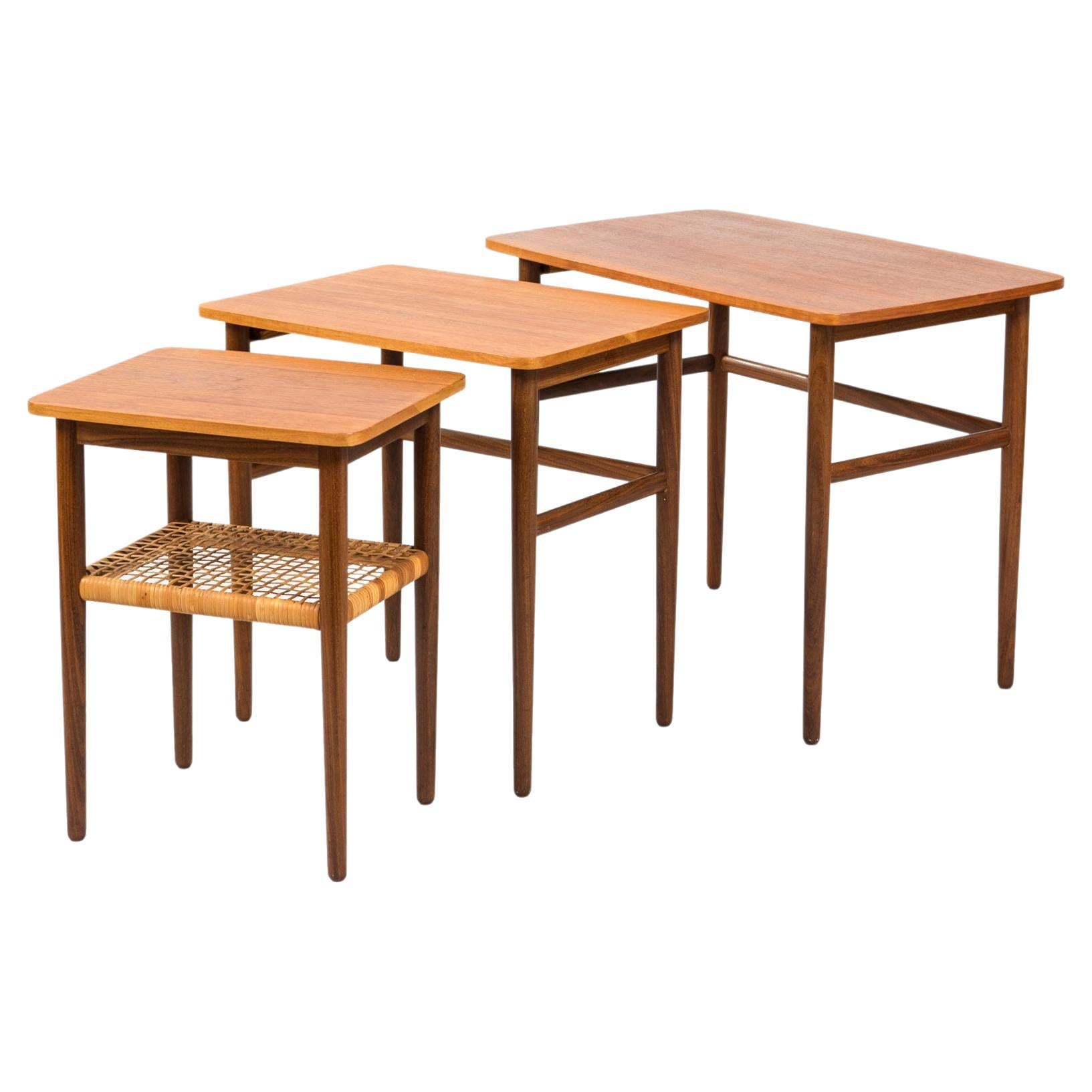 Johannes Andersen Nesting Tables and Stacking - 18 For Sale at 