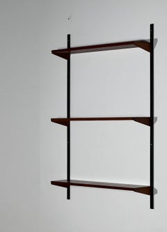 Set of 3 Teak Shelves by Kai Kristiansen for Feldballes Møbler, 1960s