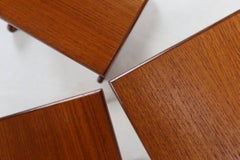 Set of 3 teak wood nesting tables by G-Plan, UK ca. 1970