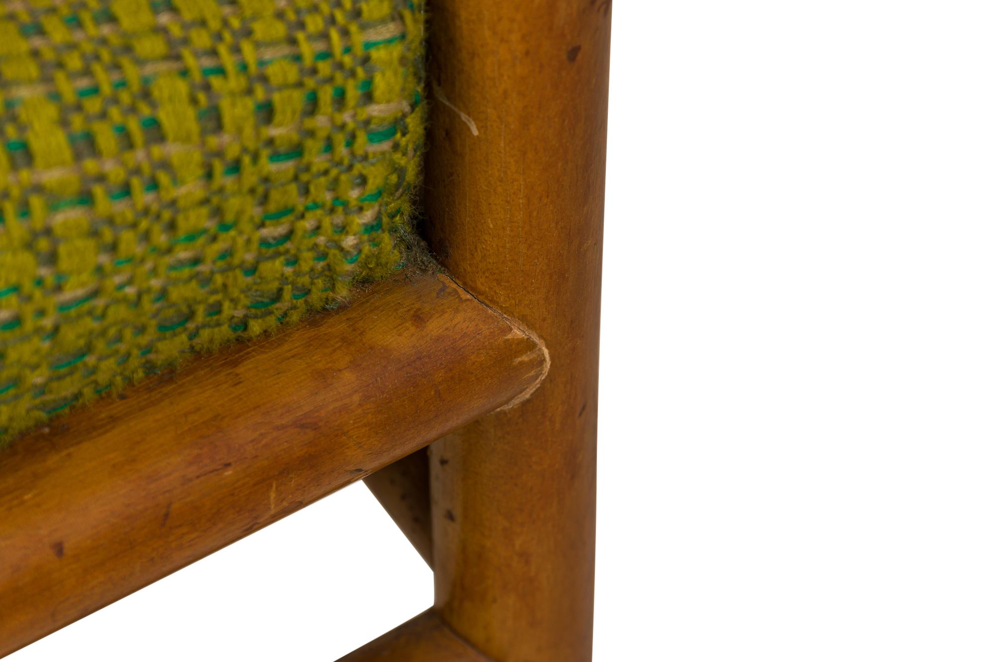 Satz von 3 T.H. Robsjohn-Gibbings für Widdicomb Ladder Back Green Seat Dining Chai im Angebot 7