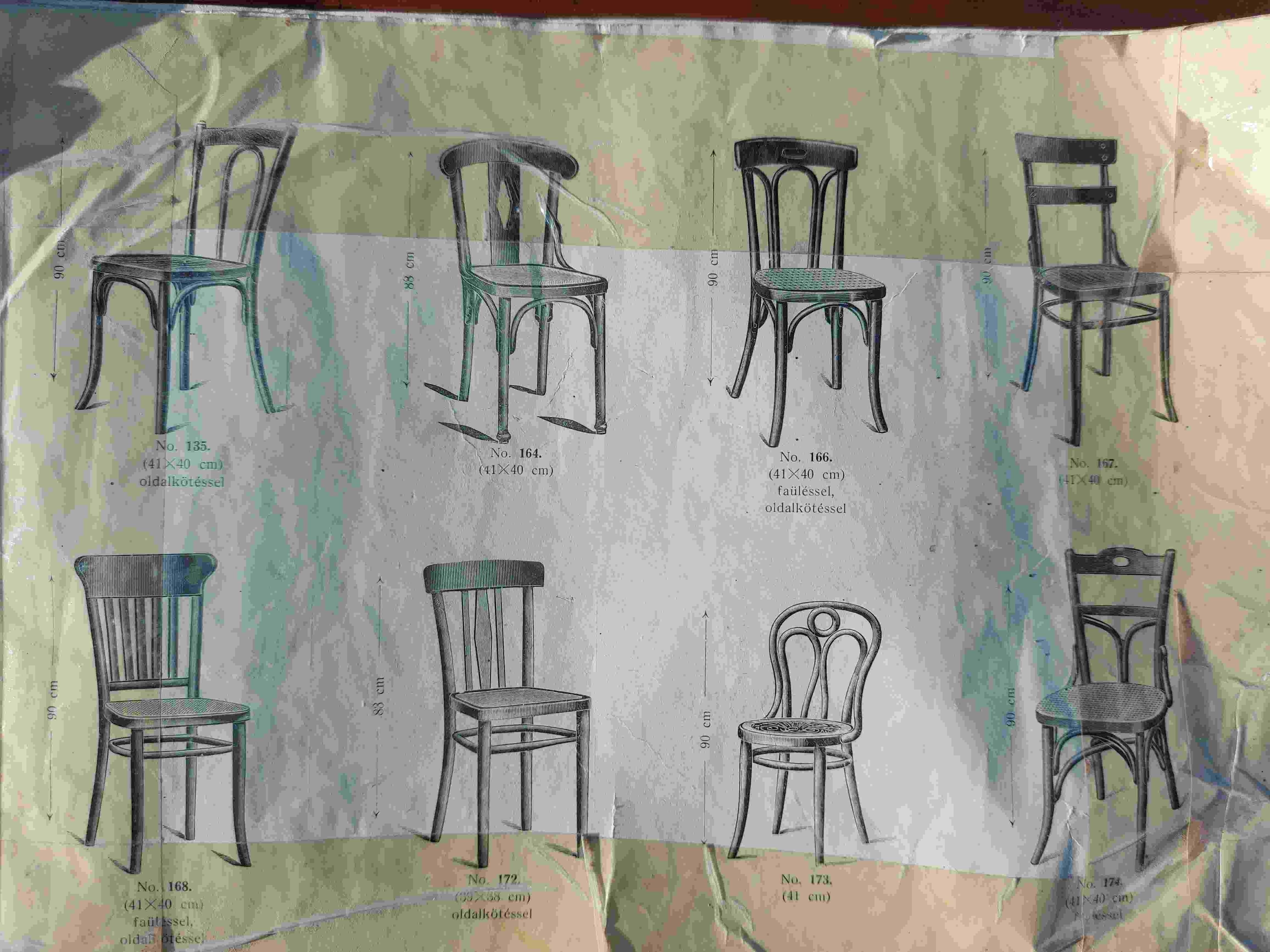 Set di 3 sedie da pranzo Thonet n. 164 in vendita 7