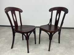 Set of 3 Thonet dining chairs no.164