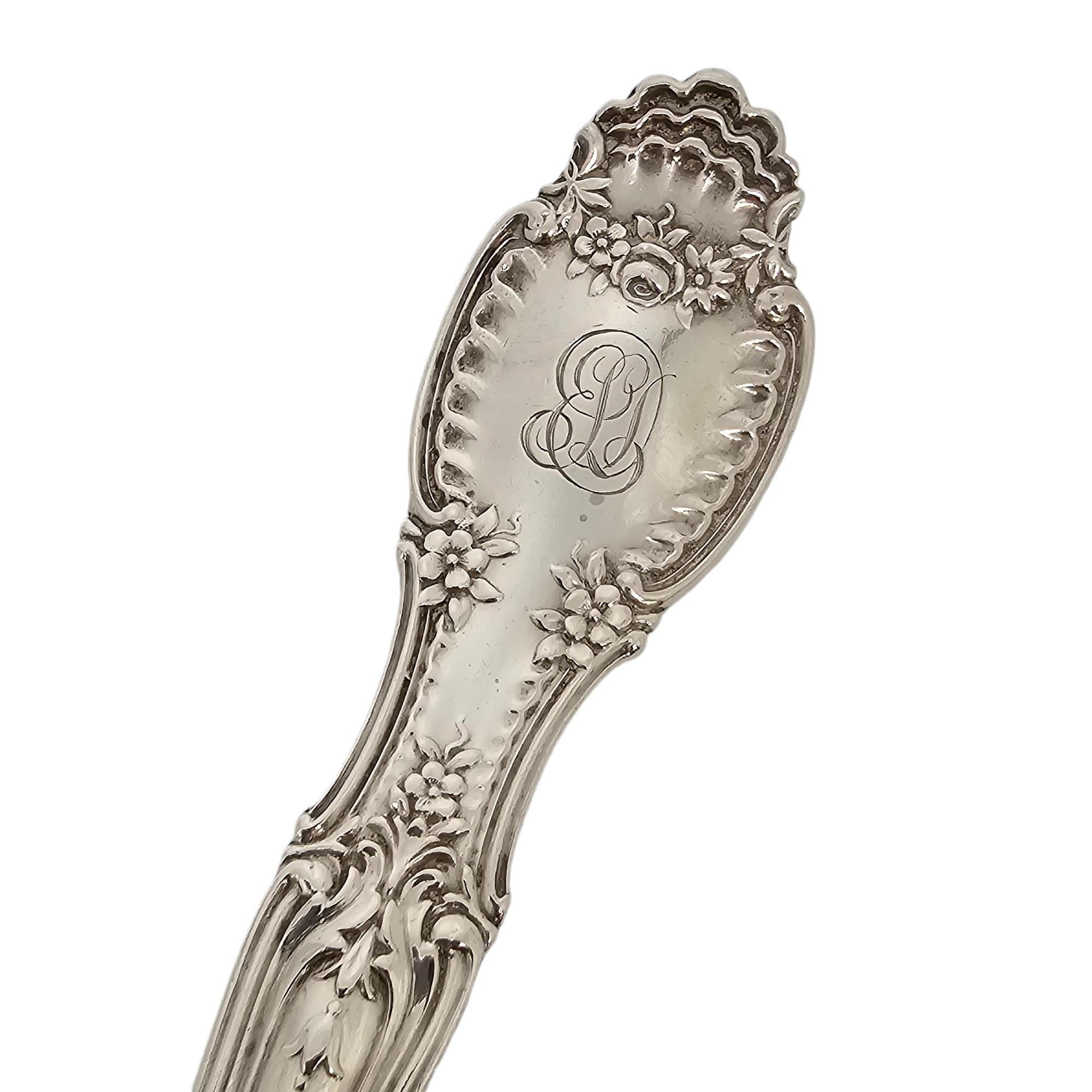 Set di 3 cucchiai da minestra rotondi in argento sterling Tiffany & Co. con mongolfiera 8