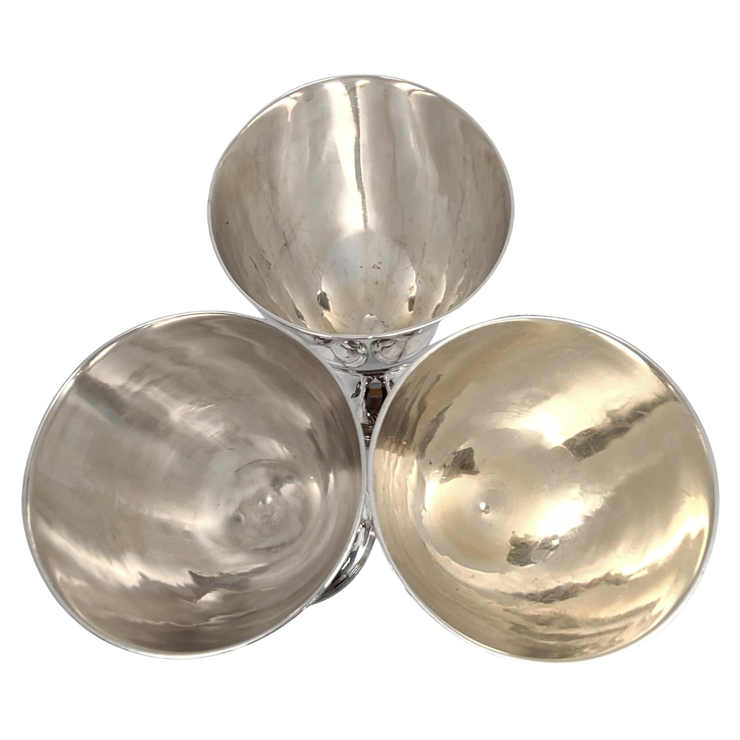 antique tiffany silver cups