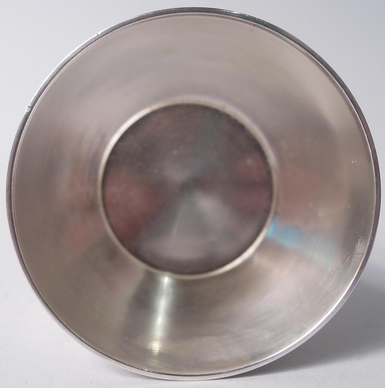 Sterling Silver Set of 3 Tiffany Tumblers Awarded as New York Athletic Club Trophies For Sale