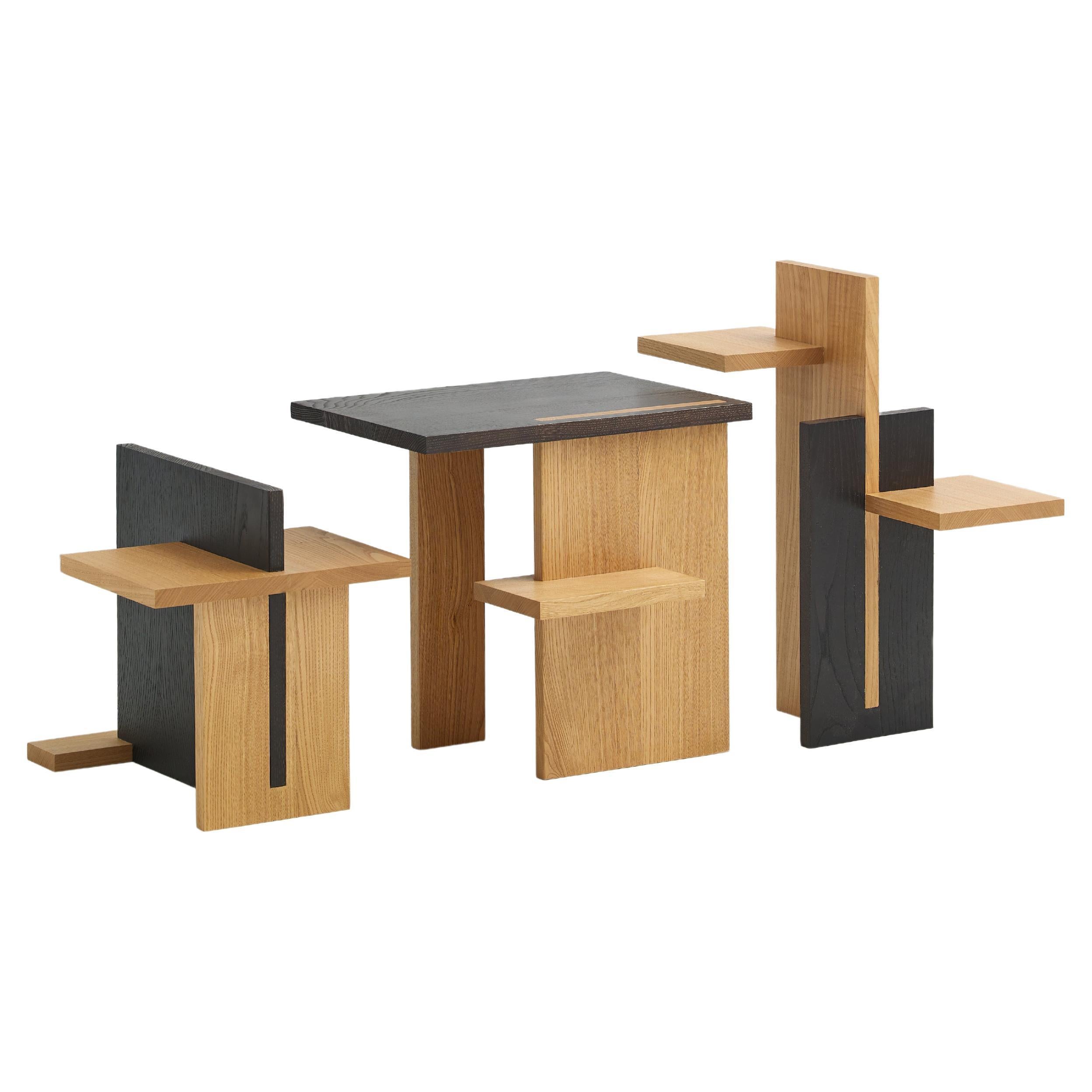 Ensemble de 3 tables d'appoint à plateaux par Karystios en vente