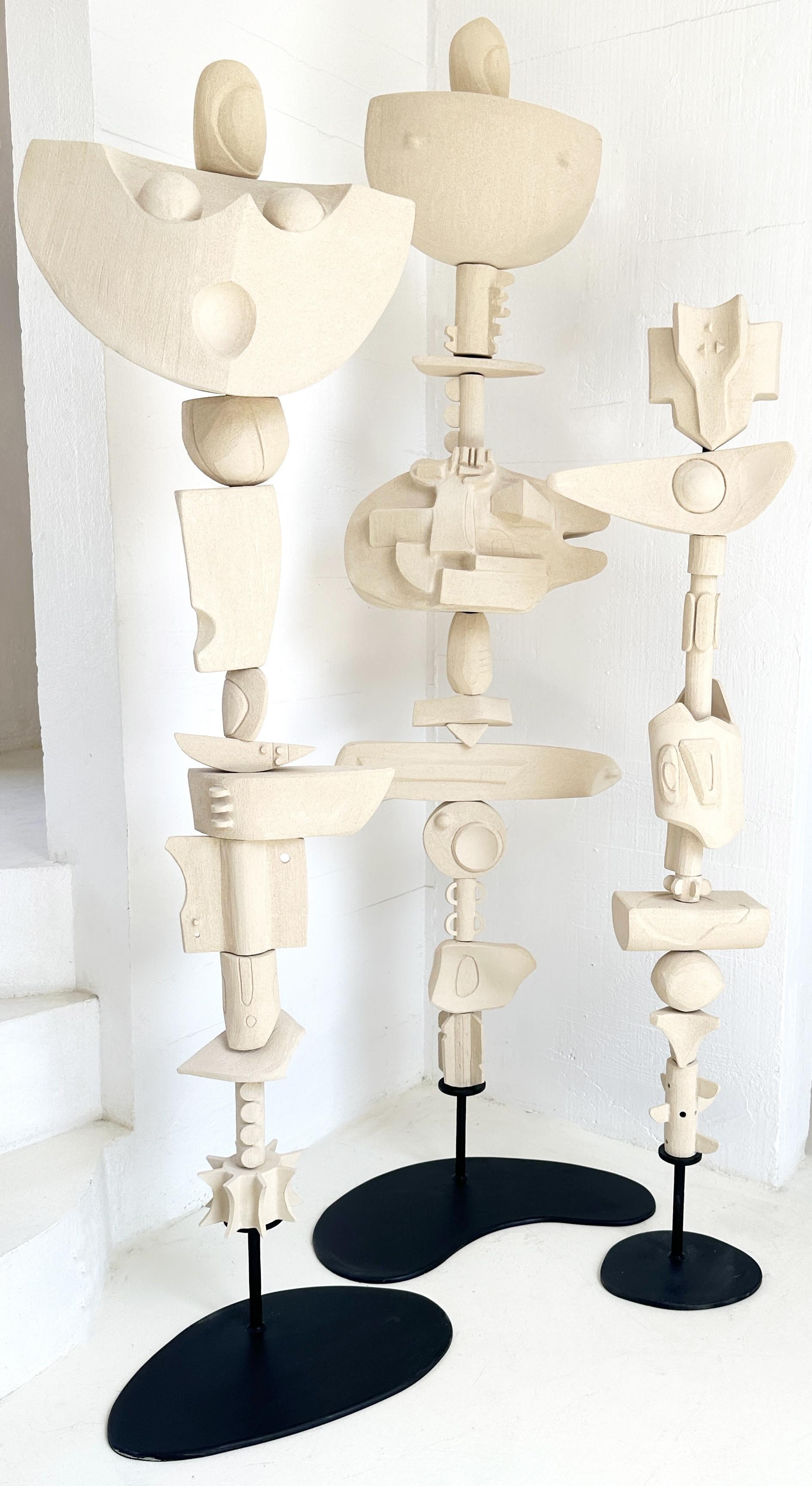 Set of 3 Totem by Olivia Cognet In New Condition In Geneve, CH