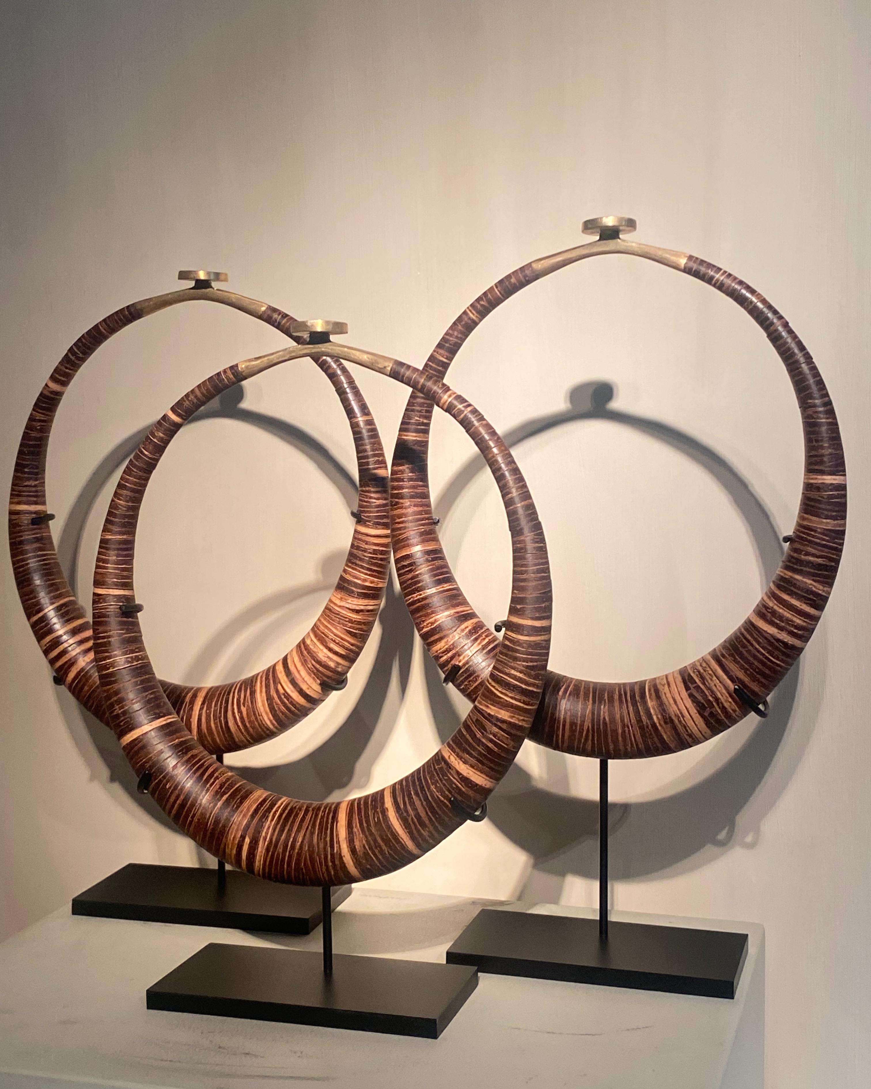 Ensemble de 3 colliers tribaux Bon état - En vente à Schellebelle, BE