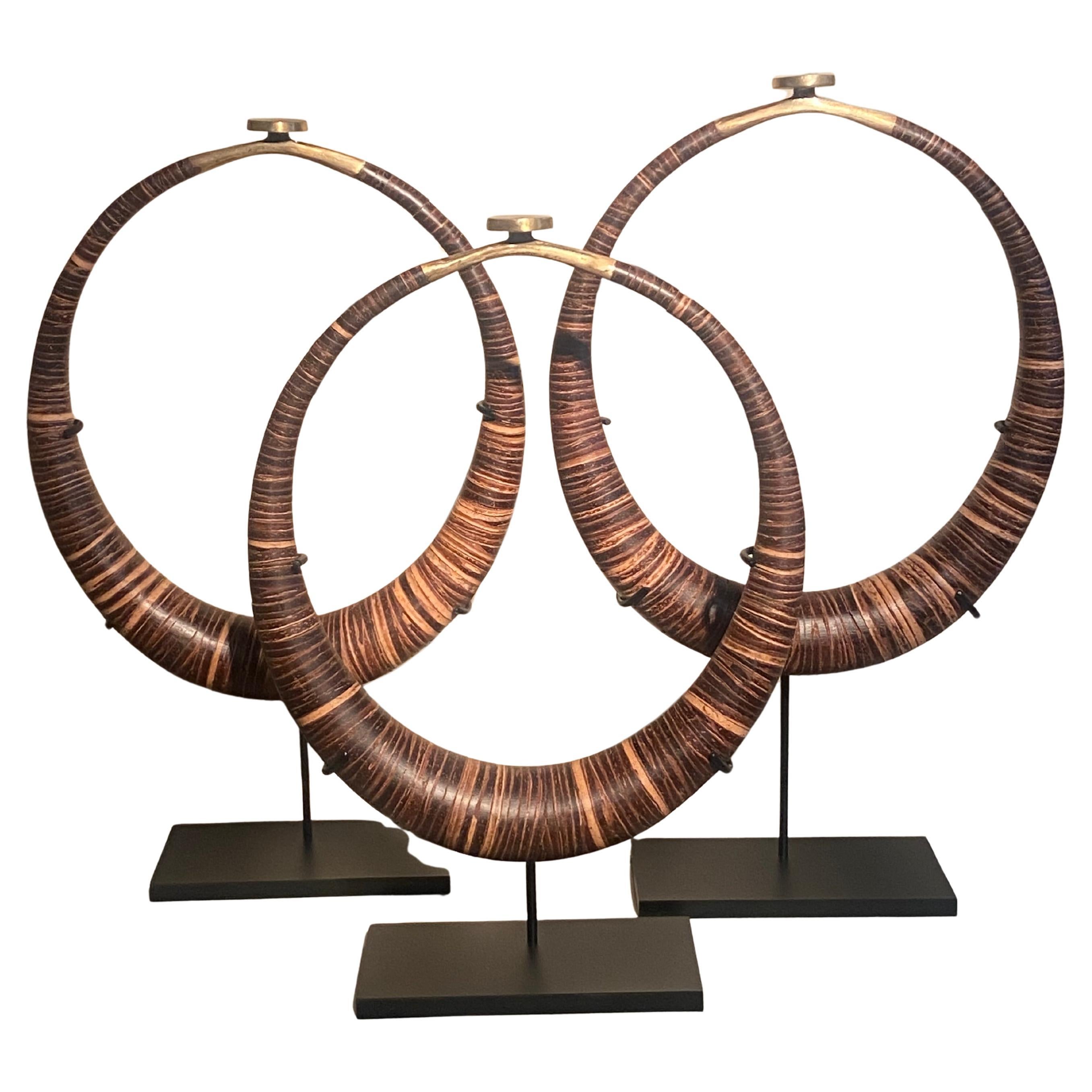 Juego de 3 collares tribales