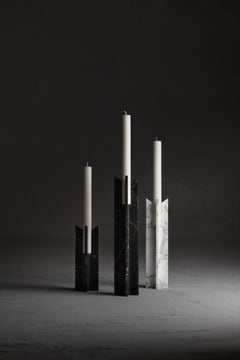 Set Of 3 Trinity Candlesticks by Kreoo