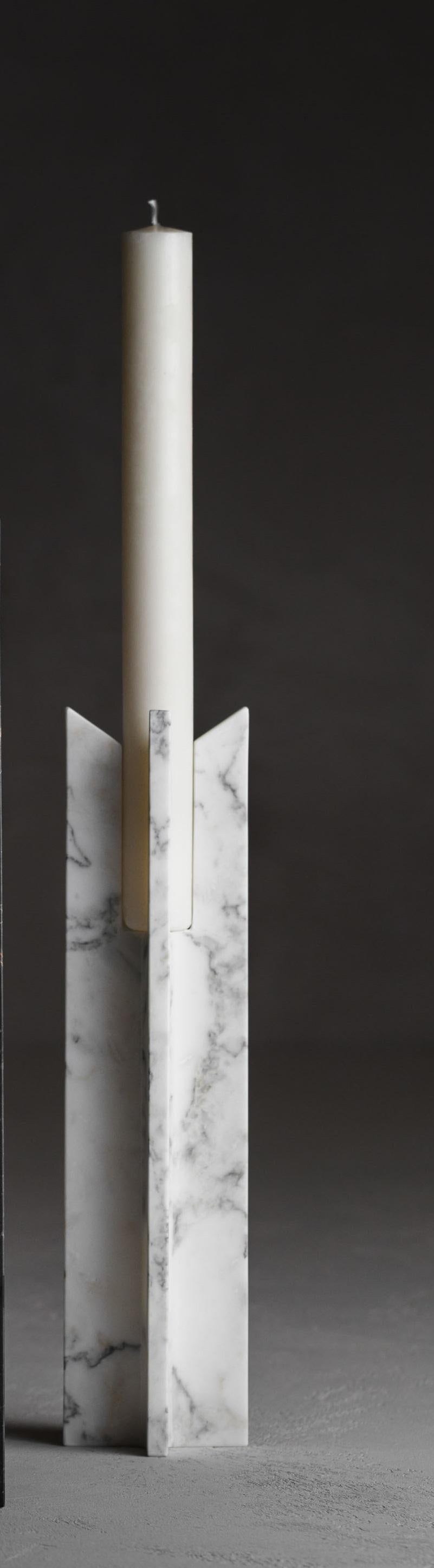 Other Set Of 3 Trinity Candlesticks by Kreoo For Sale
