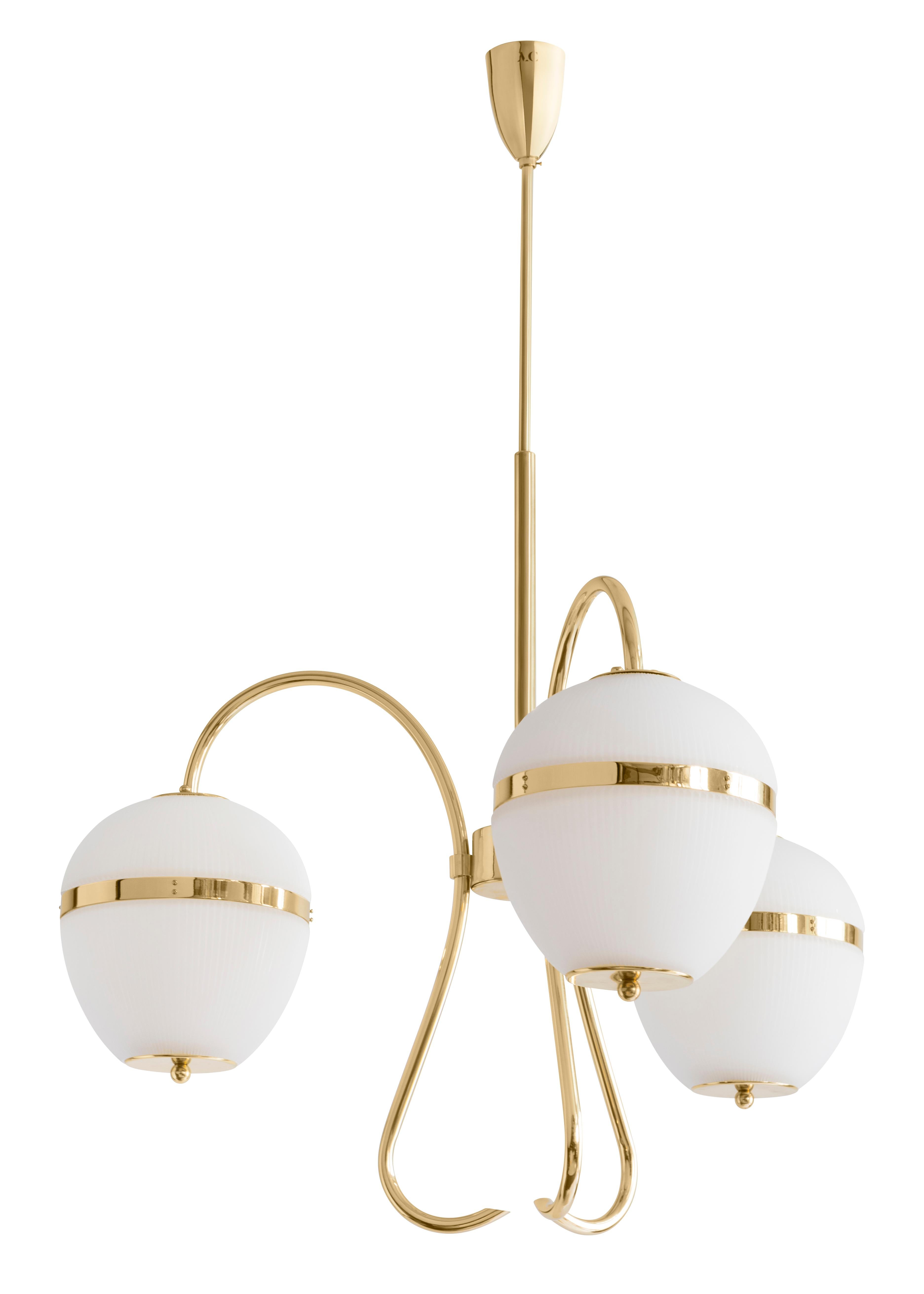 Modern Set of 2 Triple Chandelier China 02 by Magic Circus Editions For Sale