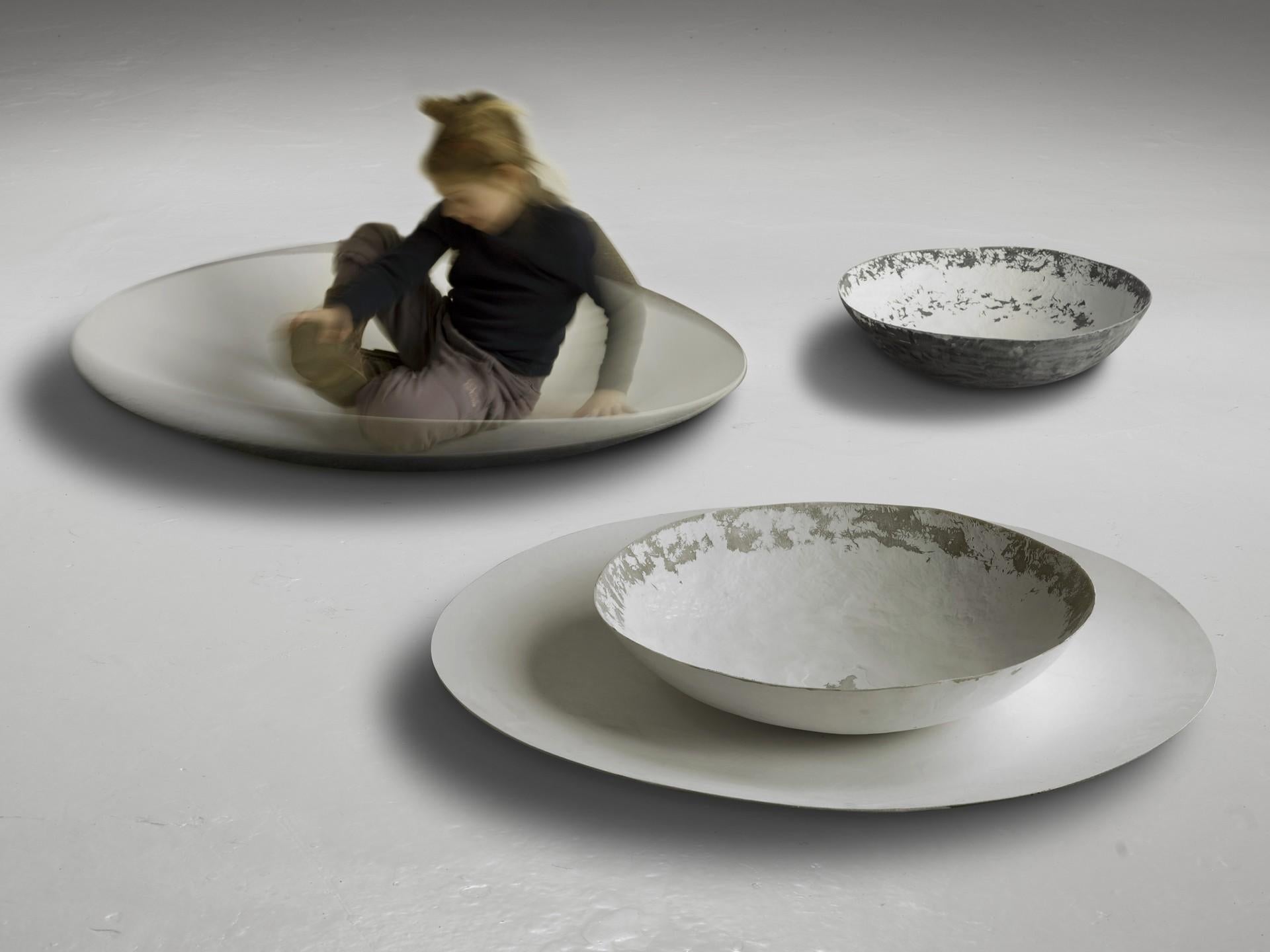 Modern Set of 3 Trottola Bowls by Imperfettolab