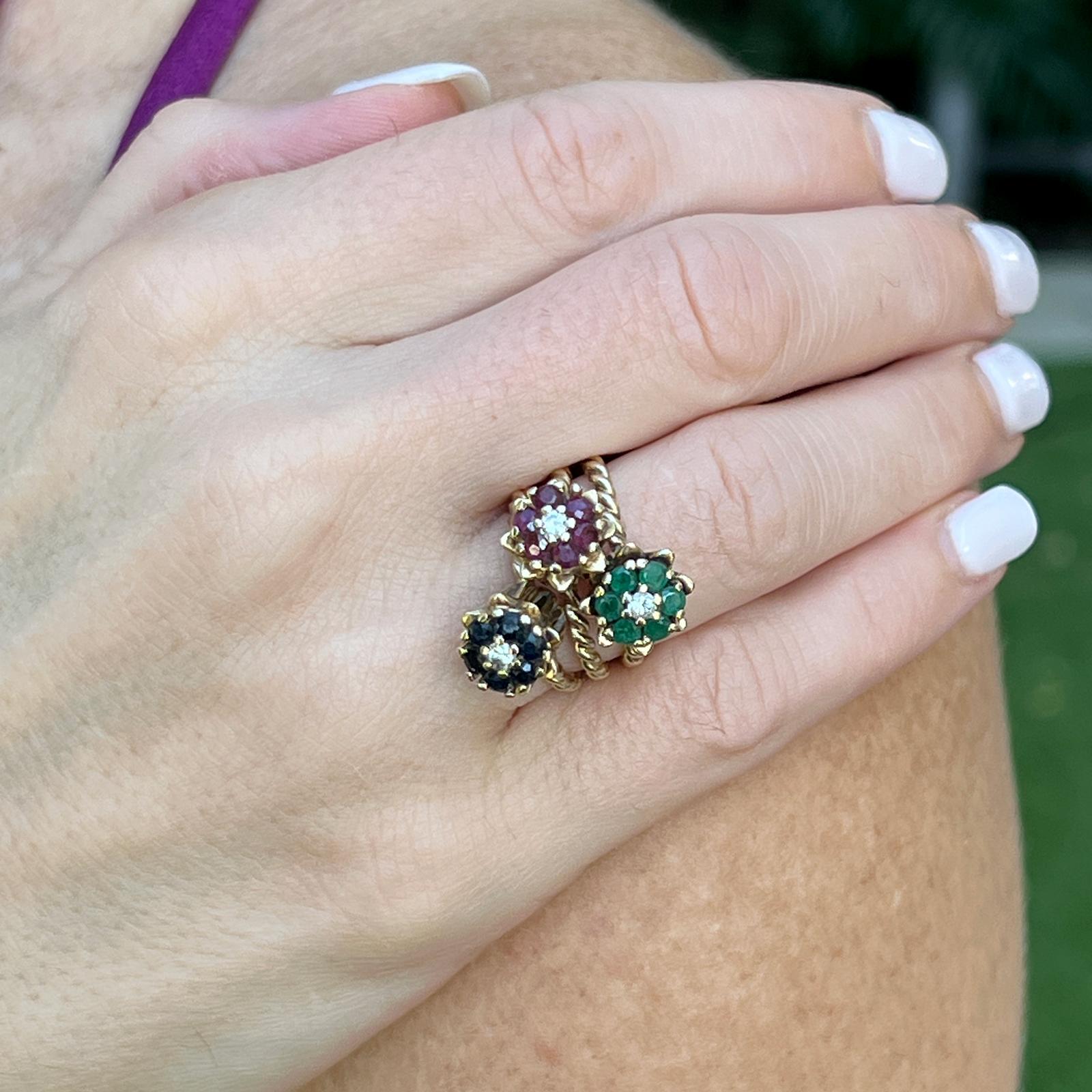 vintage tulip rings for sale
