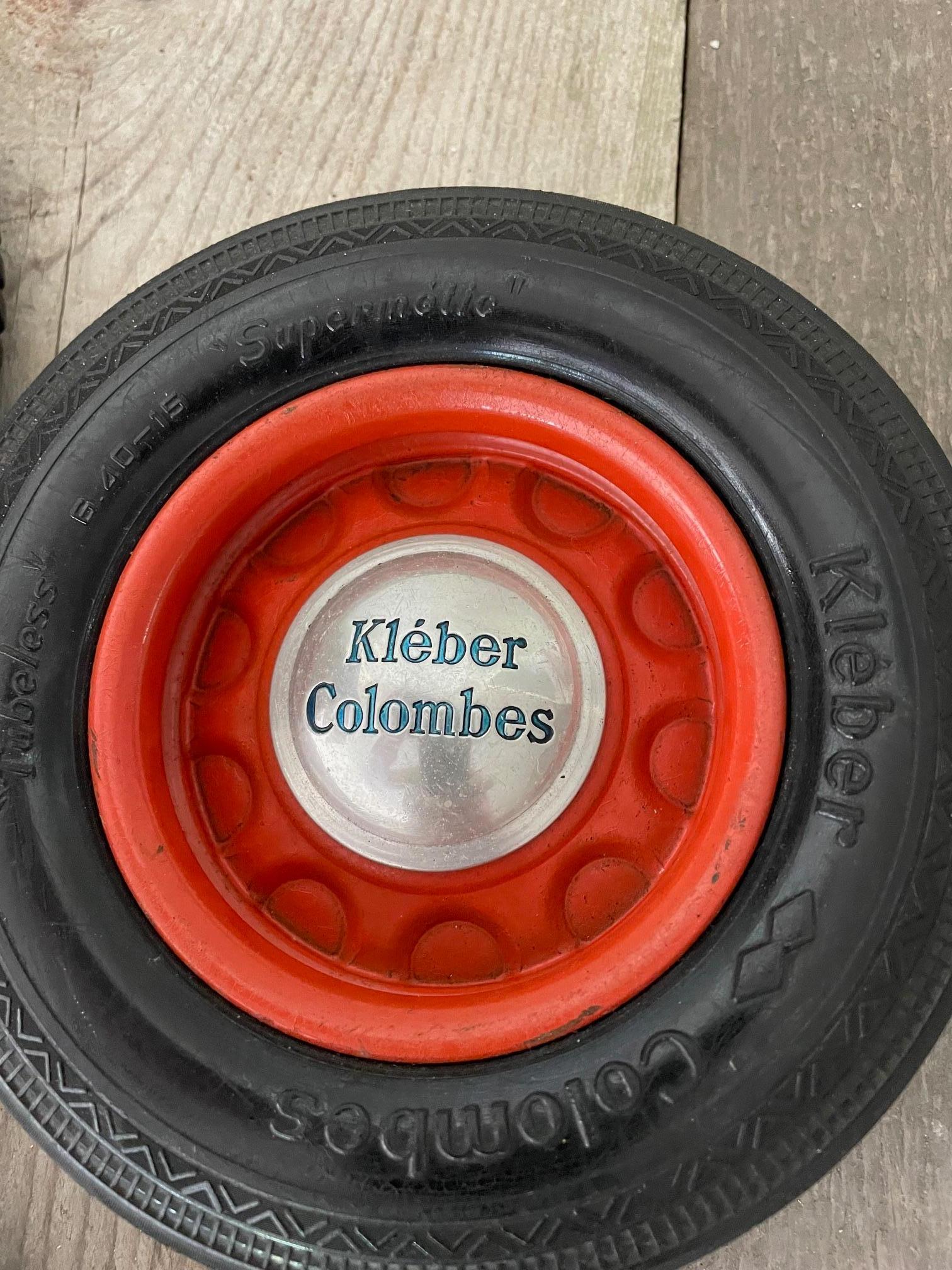 Juego de 3 ceniceros para neumáticos de Goodrich, Kleber y Englebert Europeo en venta
