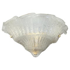 Set of 3 Uplight Murano Graniglia Sconces