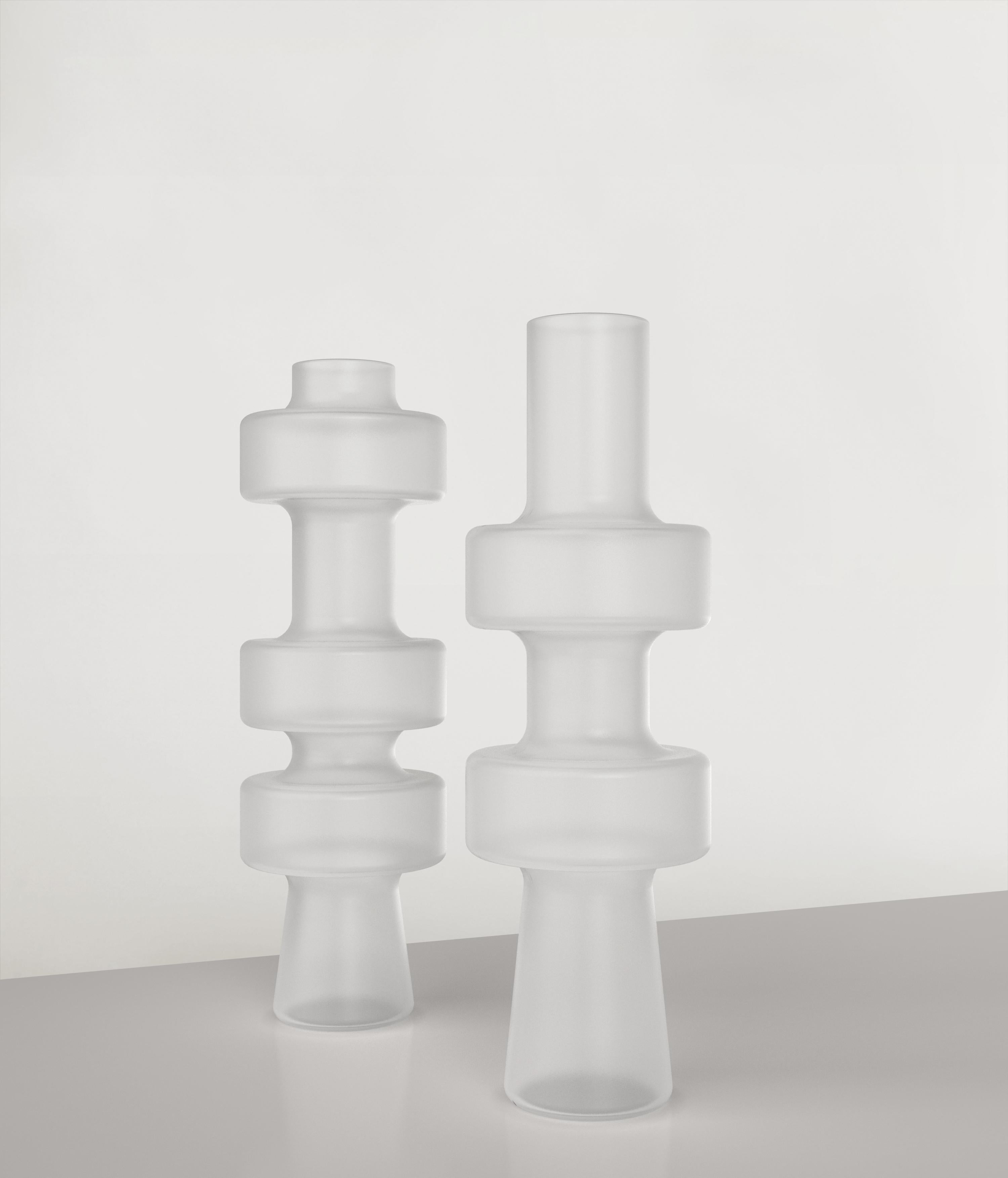 Post-Modern Set of 3 Uppa Vases by Edizione Limitata For Sale