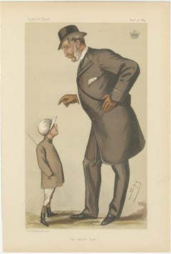 Set of 3 Vanity Fair Prints – Aristocracy Society Military 1883