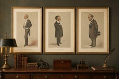 Set of 3 Vanity Fair Spy Caricatures – Named Victorian Figures, 1883