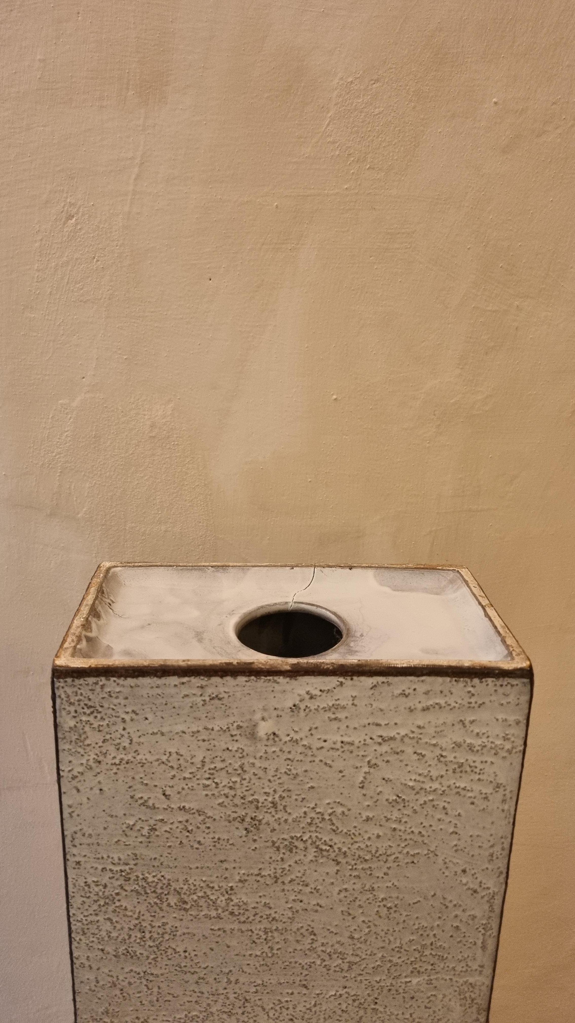Satz von 3 Vasenfassungen, hergestellt von Ceramiche Bitossi Montelupo, 70er Jahre. im Zustand „Hervorragend“ im Angebot in Arezzo, Italy