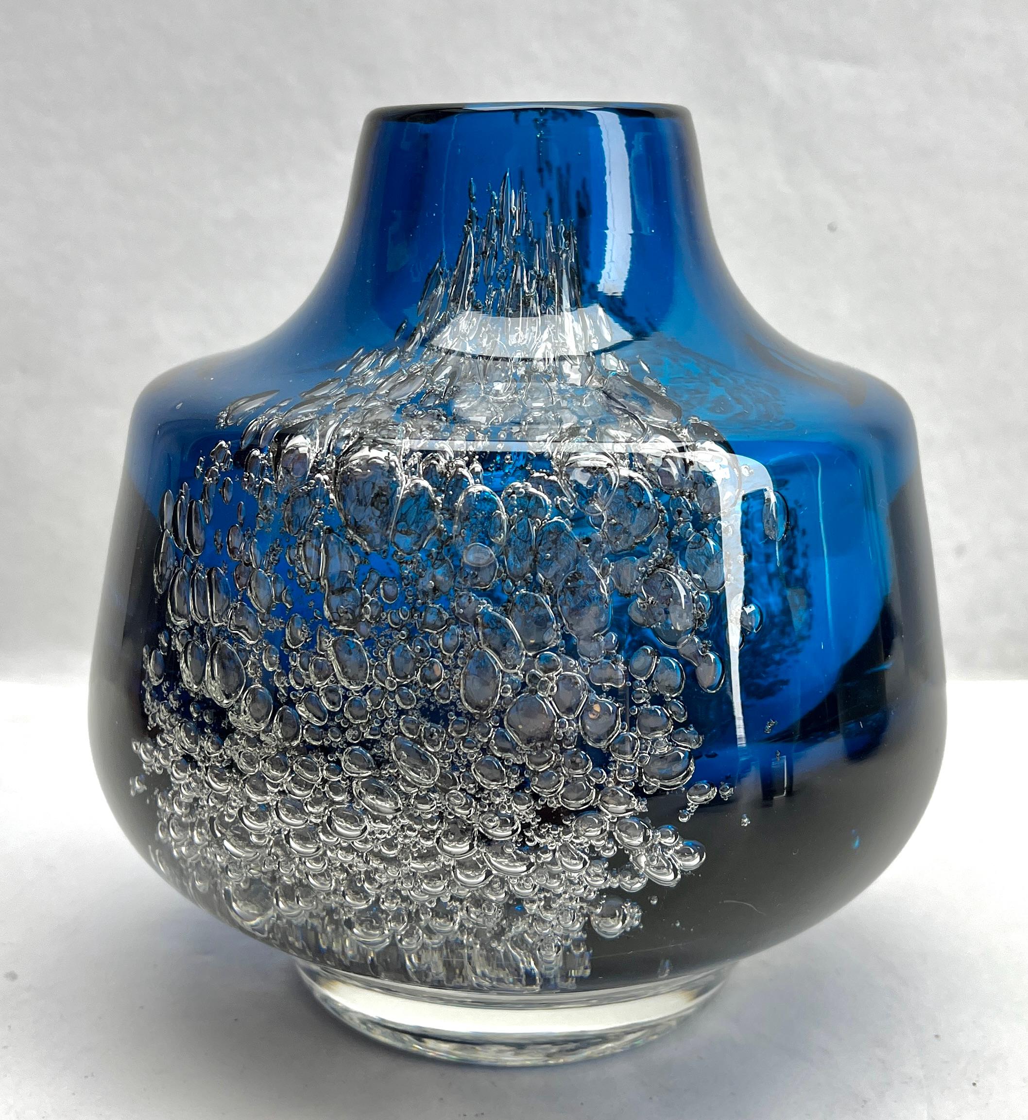 Mid-Century moderno Set di 3 vasi di Heinrich Löffelhardt per Schott Zwiesel, anni '50 in vendita