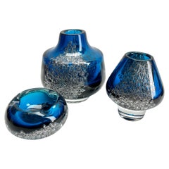 Set of 3 Vases by Heinrich Löffelhardt for Schott Zwiesel, 1950s