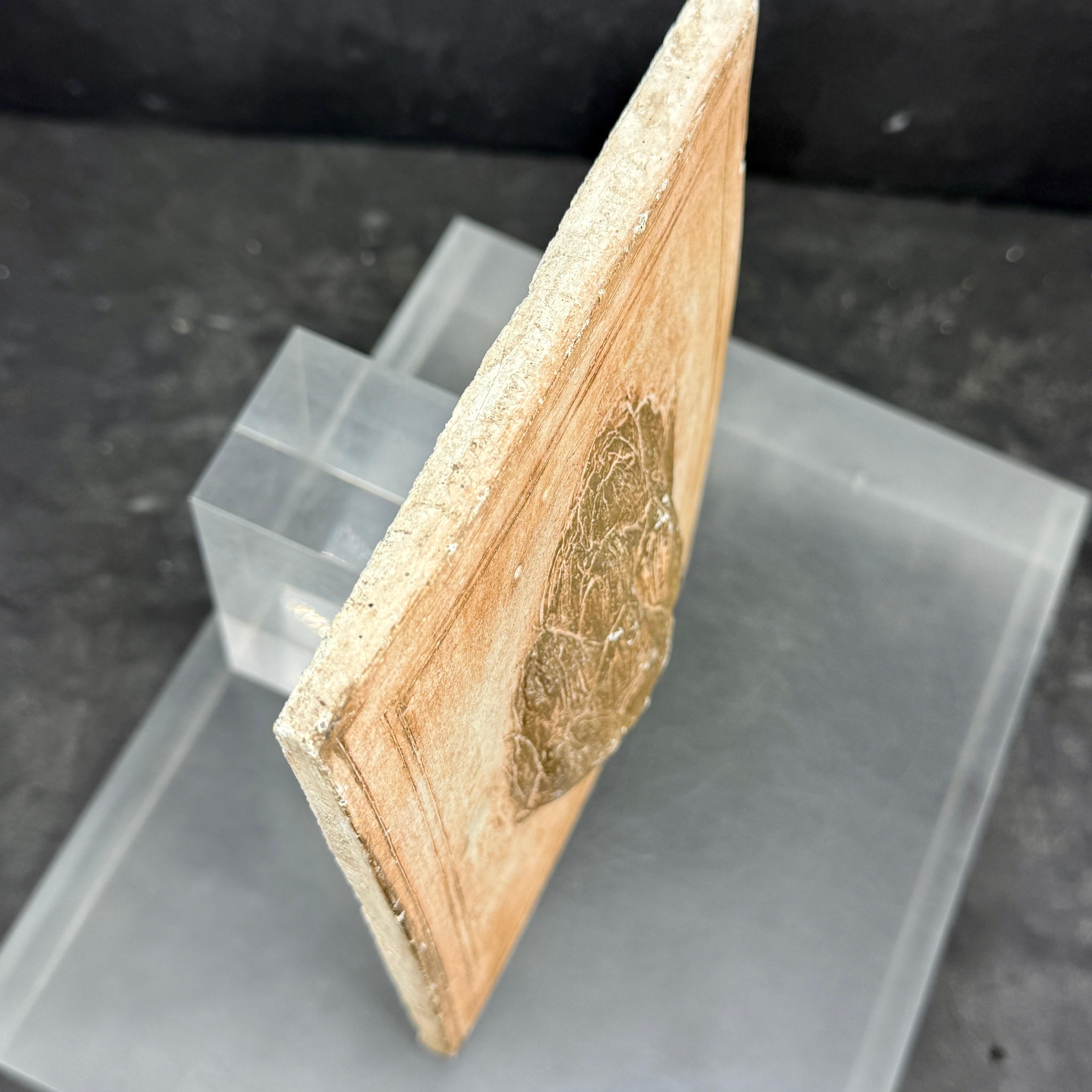 Set de 3 Azulejos de Cerámica con Motivo Vegetal Decoración de Pared Esculturas en venta 10