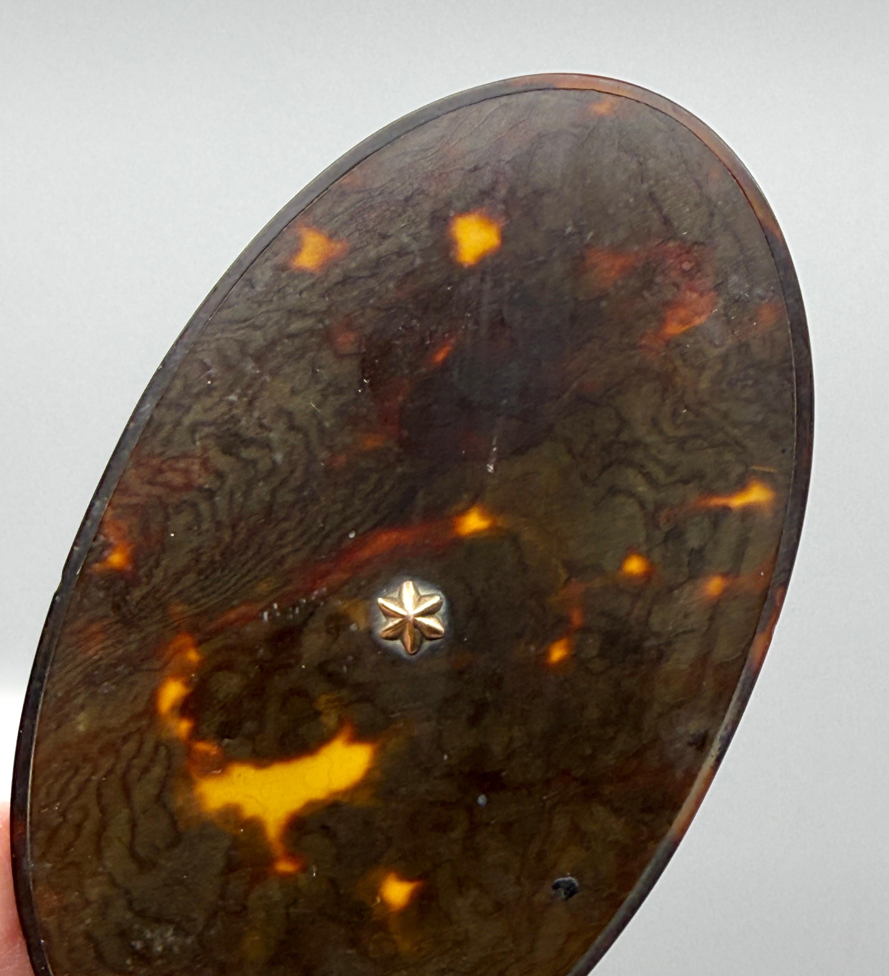 Set di 3 tabacchiere o trinket box vittoriane in Horn in vendita 9